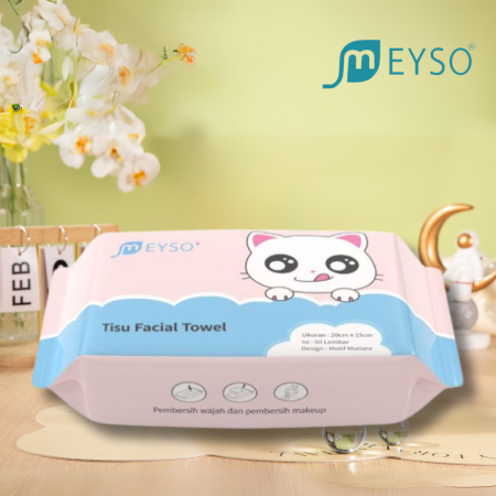 Meyso Tisu Facial Towel Motif Mutiara