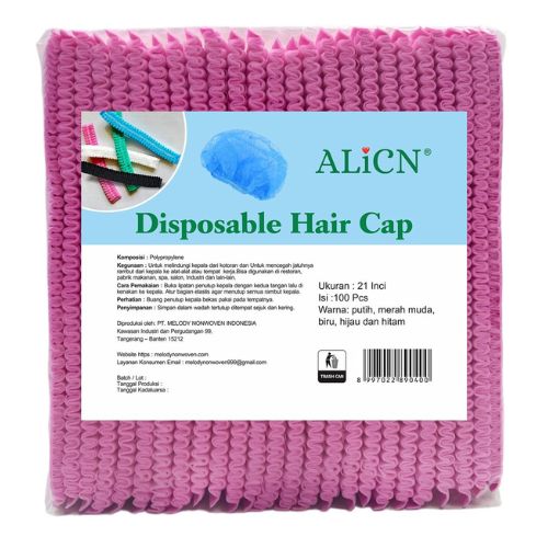 Hair cap pink 2